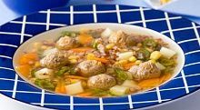 Рецепт - Суп с фрикадельками «Тридцать три богатыря»