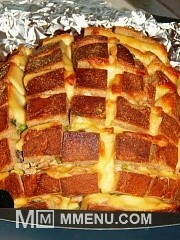 Приготовление блюда по рецепту - Праздничный хлеб с сыром и грибами. Шаг 7