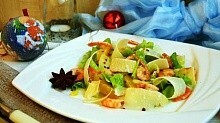 Рецепт - Свежий салат с апельсиновой заправкой