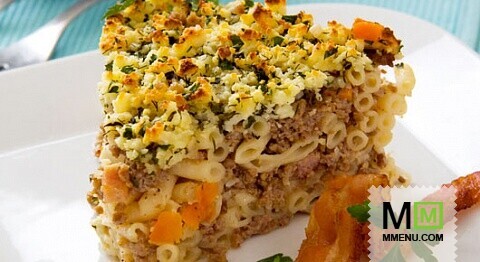 Макароны с сыром и беконом Макароны с сыром и беконом