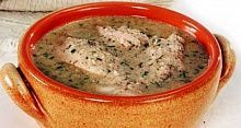 Рецепт - Куриный суп с орехами