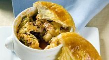 Рецепт - Морской коктейль, тушенный с овощами