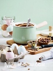 Приготовление блюда по рецепту - Шоколадные яйца с начинкой. Шаг 1