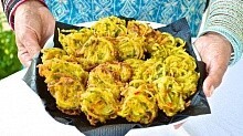 Рецепт - Луковые оладьи (Bhaji)