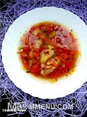 Приготовление блюда по рецепту - Суп куриный с кукурузой. Шаг 7