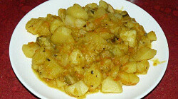 Рецепт: Тушеная картошка с грибами - рецепт от Виталий
