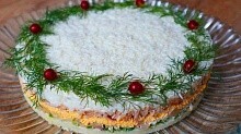 Рецепт - Вкуснейший салат на Новогодний стол! Такого салата всегда мало!