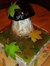 Рецепт - Торт «Осень — грибная пора»