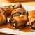 Рулетики из баклажанов с мясом и ри