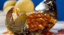 Рецепт - Карп из реки Хуанхэ в кисло-сладком соусе