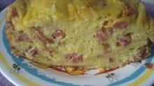 Рецепт - Кекс с кабачком, колбасой и сыром