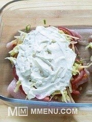 Приготовление блюда по рецепту - КУРИНАЯ ГРУДКА ПОД ШУБОЙ. Шаг 7