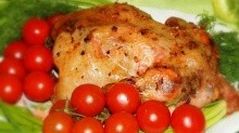 Рецепт - Курица фаршированная картофелем
