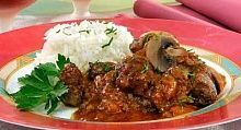 Рецепт - Печень жареная с рисом