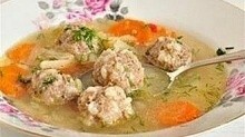 Рецепт - Суп с фрикадельками и овощами