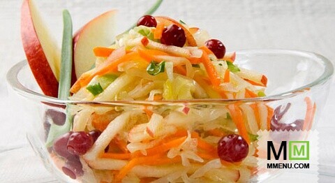 Салат из капусты с яблоками Салат из капусты с яблоками
