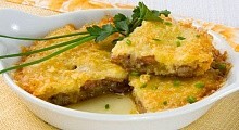 Рецепт - Горячая закуска из языка с сыром