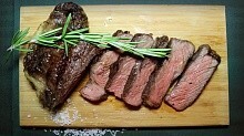 Рецепт - Стейк стриплойн обратной обжарки (revers sear steak)