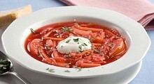 Рецепт - Борщ с капустой квашеной и картофелем