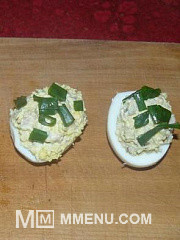Приготовление блюда по рецепту - Фаршированные яйца - рецепт от Виталий. Шаг 11