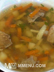 Приготовление блюда по рецепту - Суп с сушеными грибами. Шаг 1