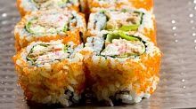 Рецепт - Урамаки с тунцом и крабовым мясом