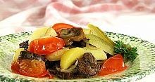 Рецепт - Печень, жаренная с почками