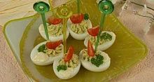 Рецепт - Закуска из яиц с сельдью (2)