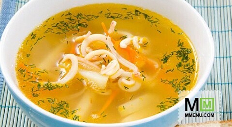 Уха с кальмарами Уха с кальмарами