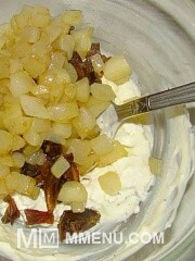 Приготовление блюда по рецепту - Пирамидки из груши с фетой и финиками. Шаг 6