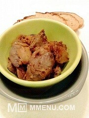 Приготовление блюда по рецепту - Куриная печень с яблоками в бальзамико-винном соусе. Шаг 8