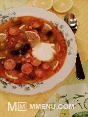 Приготовление блюда по рецепту - Мясная солянка сборная. Шаг 11