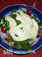 Приготовление блюда по рецепту - Салат из редиса - рецепт от Виталий. Шаг 4