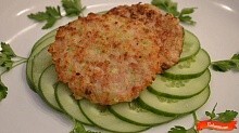 Рецепт - Котлеты с овощами и сыром