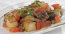 Рецепт - Мясо с овощами по-домашнему