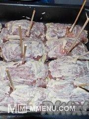 Приготовление блюда по рецепту - Мясные рулеты из свинины. Шаг 8