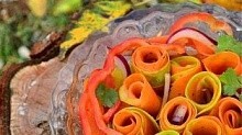 Рецепт - Салат из тыквы и моркови в маринаде.