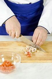 Приготовление блюда по рецепту - Салат «Табуле» с крабами. Шаг 2