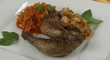 Рецепт - Фазан с яблоками в пиве