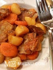Приготовление блюда по рецепту - Жаркое со свиными рёбрышками. Шаг 14