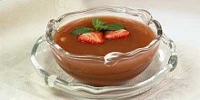Рецепт - Кисель из ревеня с клубникой
