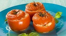 Рецепт - Запеченные помидоры с моцареллой