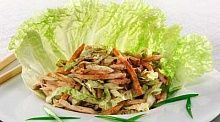 Рецепт - Кусочки курицы с китайской капустой