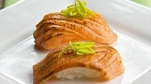 Рецепт - Абури саамон (суши с обжаренной семгой)