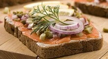 Рецепт - Бутерброды с копченой неркой