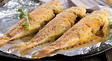Рецепт - Барабулька в кукурузной муке