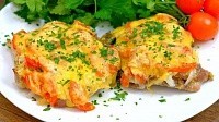 Под такой шубкой любое мясо будет сочным! Рецепт мяса в духовке на обед или на праздничный стол