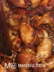 Приготовление блюда по рецепту - Куриные крылышки «Эль Негро» с мёдом.. Шаг 7