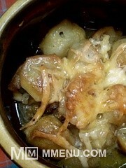 Приготовление блюда по рецепту - Пельмени в горшочках с куриной печенью. Шаг 7