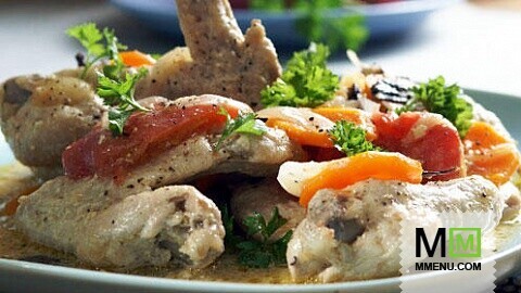 Куриные крылышки с соусом сальса Куриные крылышки с соусом сальса